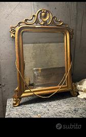 Specchio antico dorato