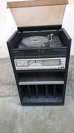 stereo grundig da salotto con carrello