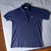 polo uomo color blu Lacoste taglia M