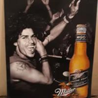 Quadro cartone poster birra Miller Genuine Draft
