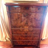 Secretaire '800 radica di noce
