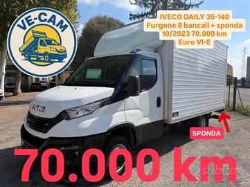 IVECO DAILY 35-140 FURGONE + SPONDA 10/2023 EURO V