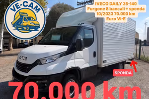 IVECO DAILY 35-140 FURGONE + SPONDA 10/2023 EURO V