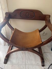 2 SEDIE a BALDACCHINO