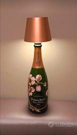 Belle Époque Bottiglia Lampada Led Dorata 