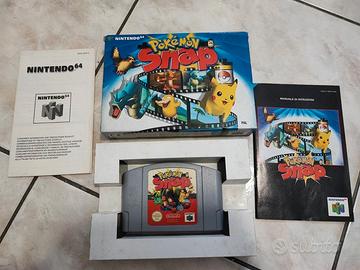 Pokemon Snap ita italiano Nintendo 64 completo CIB