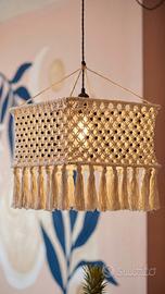 Paralume in macramé