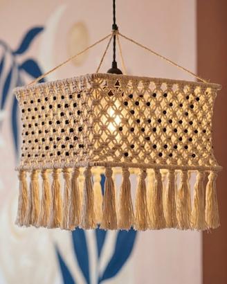 Paralume in macramé