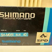 Scarpe Ciclista Shimano - SH-M051 BLU Taglia 40