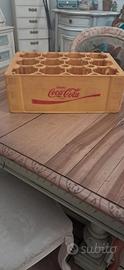 cassetta bottiglie vintage coca cola