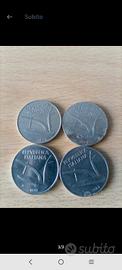 4 monete 10 lire 1975/81/82/90 