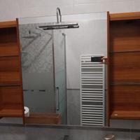 Specchiera bagno con contenitore