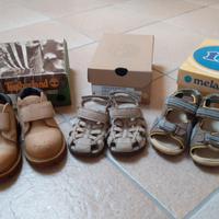 3 paia di scarpe n°25 Timberland e Melania origina