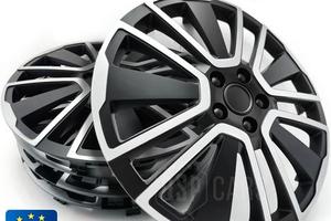 4 Copricerchi Auto 16'' Coppette Silver e Nere