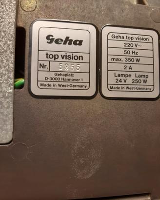 Proiettore GEHA Top Vision EC