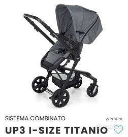 Passeggino FOPPAPEDRETTI UP3 I-Size TITANIO
