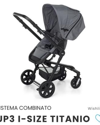 Passeggino FOPPAPEDRETTI UP3 I-Size TITANIO