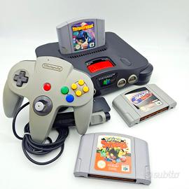 Nintendo 64 3 Giochi + Controller + Expansion Pak