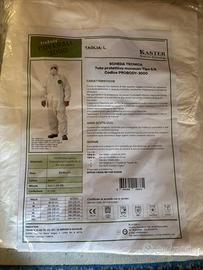 Tuta protettiva monouso