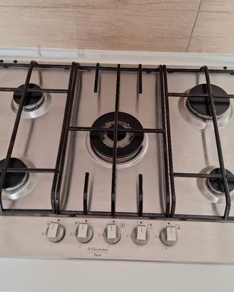 Fornello a gas 5 fuochi Electrolux Rex 
