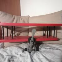 mensola aeroplano in legno 