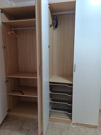 Armadio 4 ante con cassettiera interna - 2x2,40m