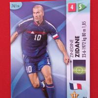 Carta calciatori panini Zidane Germania 2006
