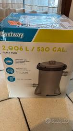 Pompa con filtro Bestway 2006lt/h NUOVA
