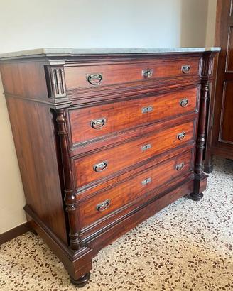CASSETTONE /COMO'  IN NOCE TARDO IMPERO