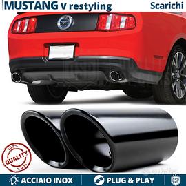 TERMINALI di Scarico NERI per FORD Mustang 5 10-14