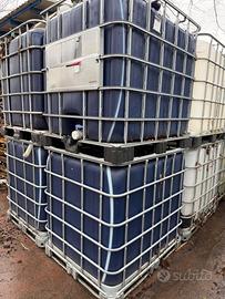 CISTERNA IBC 1000L PEDANA IN PLASTICA/ALLUMINIO