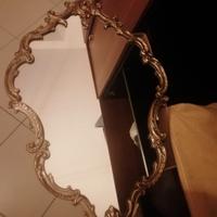 specchio antico in ottone 
