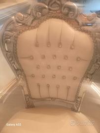 Poltrona stile barocco moderno