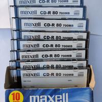 10 CD-ROM Maxell (nuovi)