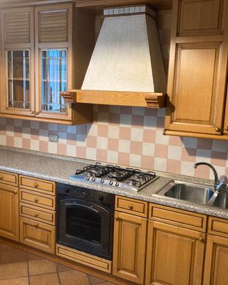 Cucina angolare Rovere massello