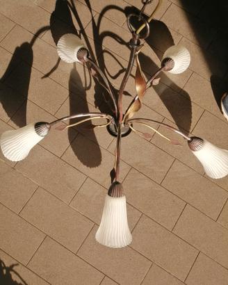 Lampadario in metallo Sforzin Illuminazione 5 luci