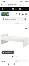 2 letti ikea, già smontati con materassi a 100€