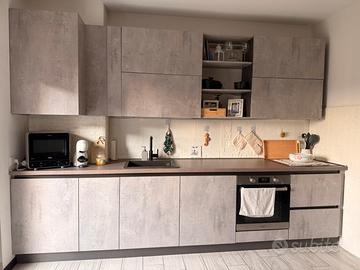 Cucina lineare antracite