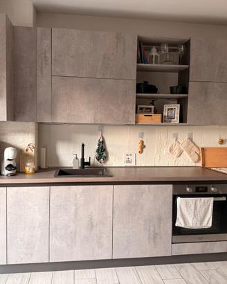 Cucina lineare antracite