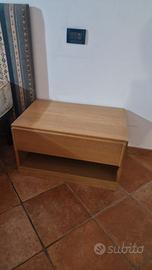 Comodini in legno chiaro x2