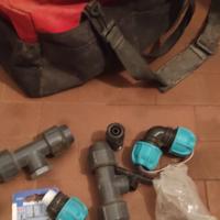 Raccordi curve t ecc in plastica borsone incluso