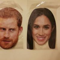 Maschera Vip del momento Harry & Meghan
