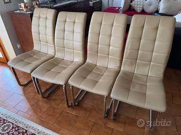 4 sedie da ufficio o casa