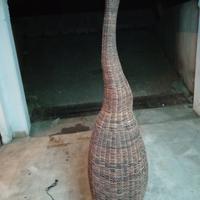 Lampada in rattan