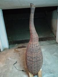 Lampada in rattan