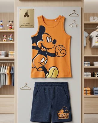 Completo Topolino Disney cotone 3/4 anni