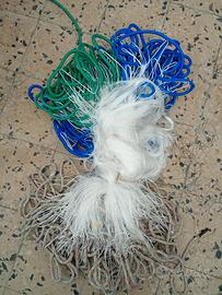 rete da pesca tremaglio per mazzancolle 