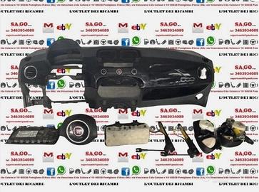 KIT AIRBAG CRUSCOTTO COMPLETO FIAT 500 ANNO 2007/2