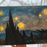 Quadro notte stellata