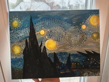 Quadro notte stellata